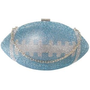 Football Shaped Crossbody Shoulder Bag Rugby Clutch Handbag Unique B)